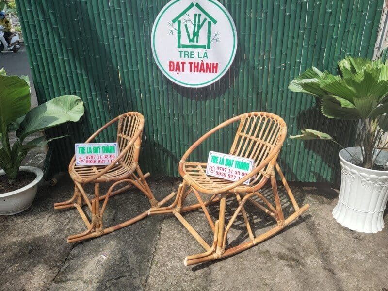 Ghế Mây Bập Bênh - GMBB006